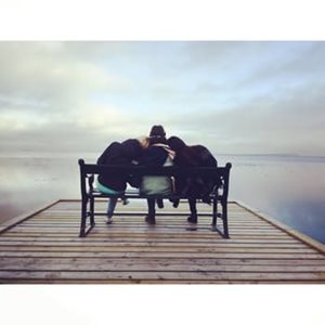 people on a dock